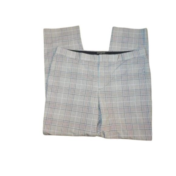 Banana Republic Size 14  STRETCH Plaid Ryan Pants Work Career - Picture 1 of 2